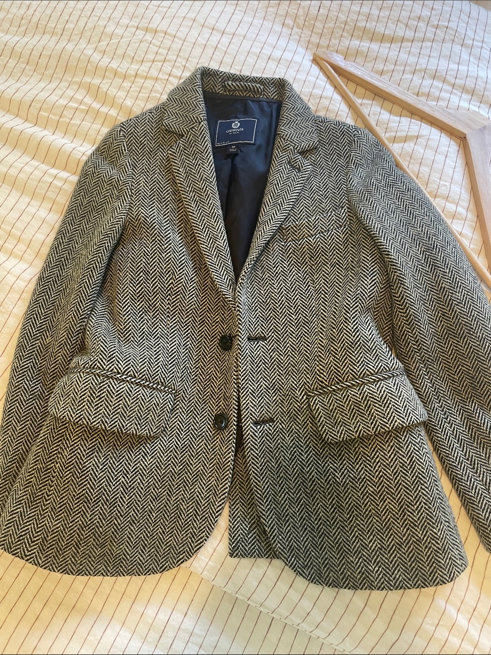 Crewcuts Wool Tweed Blazer Jacket